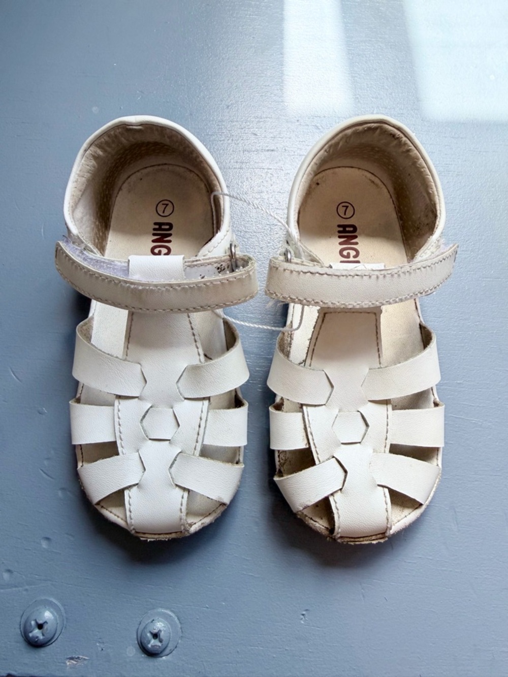 Angel by L’Amour white fisherman sandal